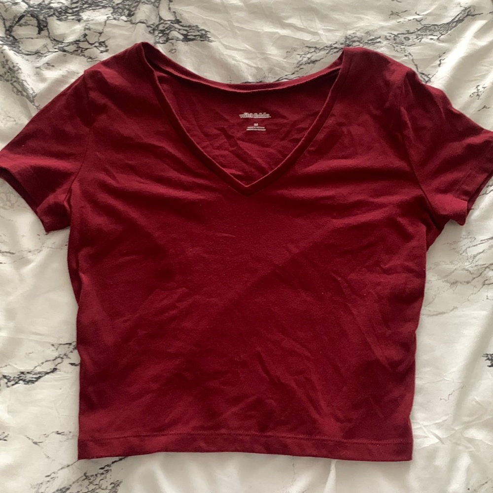 wild fable cropped T-shirt